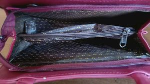 Stylish Maroon Handbag
