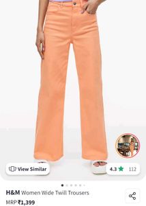 H&amp;M High waist  Wide-Leg Pant