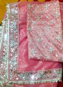 A timeless addition to your ethnic wear pink saare