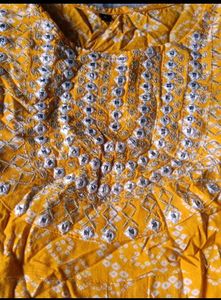 Vibrant Yellow Ethnic Kurta Set