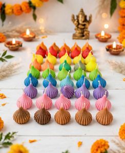 Colorful Modak Shaped Scented Candles