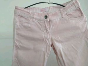 Baby Pink Jean For 9-14 Years Girls Like New