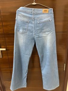 Light Wash Wide Leg Jeans