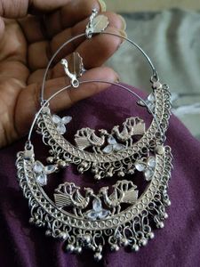 Designer Peacock Jhumka Earrings combo