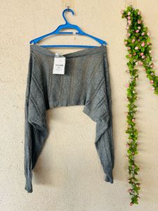 Pinteresty Knit Cropped Bolero
