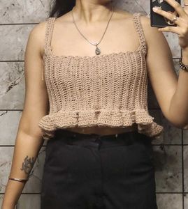 Crochet Crop Top handcrafted by me