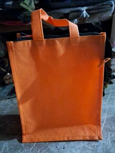 Orange Tiffin Bag