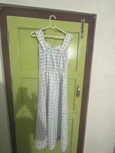 Cute Heart Print Midi Dress