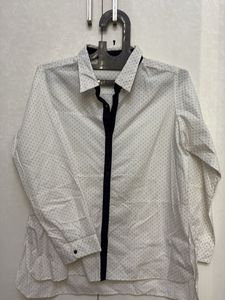 Chic Polka Dot Button-Up Shirt