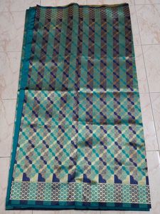 Beautiful Teal & Blue Saree