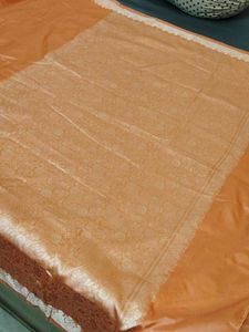 Orange 🧡 🧡 Silk Saree