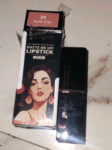 Pilgrim Matte Me Up Lipstick - Nude Kiss
