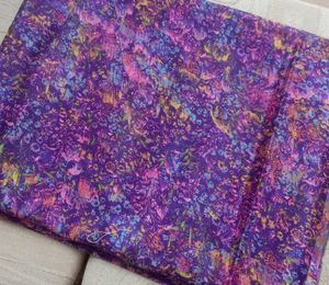 Beautiful Purple Floral Print Saree