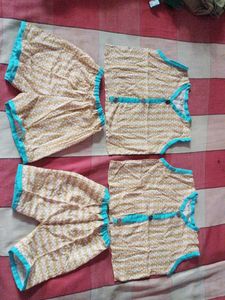 Baby Girl's Cute Cotton Set 2