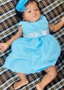 Cotton Frock Gives Baby Royal And Decent Look