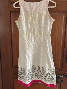 White Paisley Top