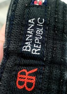 BANANA REPUBLIC Brand Mid Washed Men's Black Jeans