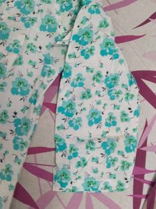 Floral Print Button-Up Top