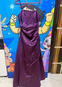 Elegant Purple Evening Gown
