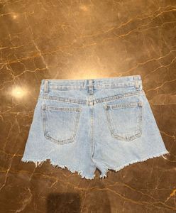 Light Wash Denim Shorts