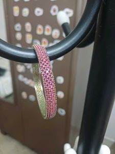 Sparkling Pink Stone Bangle