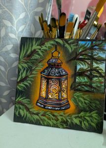 Mini Hand-Painted Lantern Art