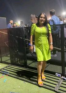 Lime Green A-Line Mini Dress