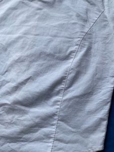 Classic White Cropped Button-Up Shirt