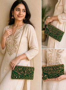 Ethnic embroidery sling bag