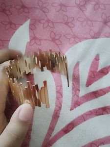 244. Geometric Golden Bracelet
