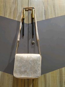 Chic Snake Print Crossbody Bag