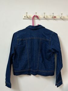 Denim Open Jacket