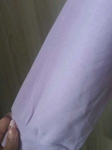 Lavender Panther Hoodie Dress