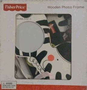 Fisher-Price Wooden Photo Frame : Zebra