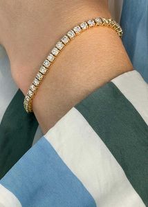 Gold Tennis Bracelet
