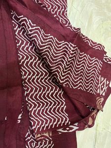 Pure Silk Elegant Maroon Saree