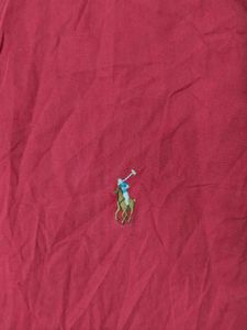 Ralph Lauren Mens Coral Button Down Shirt