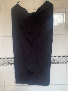 Black Flowy Maxi Skirt