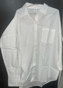 Classic White Button-Down Shirt