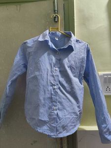 BRAND NEW Blue Striped Button-Down Shirt