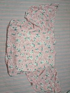 Floral Print Crop Top