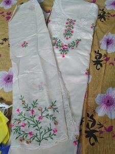 Elegant Embroidered Dress Material