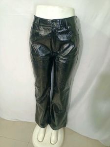 Unisex Black Patent Trousers Mint Condition
