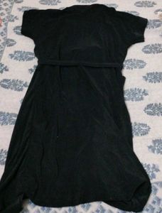 Cozy Dark Black bathrobe