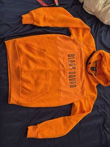 Orange "Black Squad" Hoodie