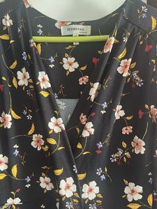 Chic Floral Print Midi Dress