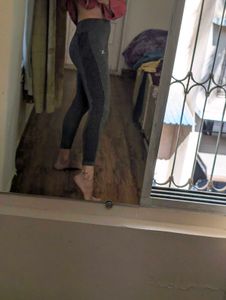 Comfortable Grey Heathered Leggings
