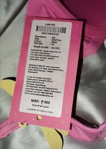 Pink Bra with Tag