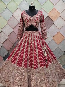 Exquisite Red Bridal Lehenga Choli
