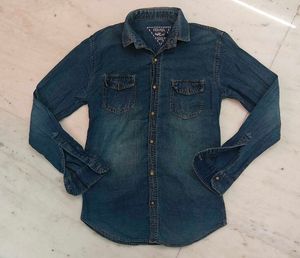 Classic Blue Denim Shirt